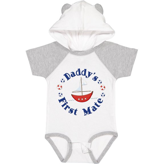 Inktastic Daddy's First Mate Boys or Girls Baby Bodysuit