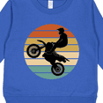 thumbnail image 3 of Inktastic Dirt Biking Motocross Retro Toddler Sweatshirt, 3 of 4