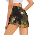 thumbnail image 3 of Haiem Dinosaur Bald Eagle Women's 2 in 1 Running Shorts - Lightweight Athletic Workout Gym Yoga Breathable Sports Shorts Liner with Phone Pockets-Small, 3 of 9