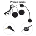 thumbnail image 3 of GLFILL Motorcycle Half helmet Headphone microphone Mic Rod Motorcycle Headset Part A, 3 of 9