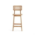 thumbnail image 6 of Manhattan Comfort Versailles 25.98" Wood Counter Stools in Natural (Set of 3), 6 of 7