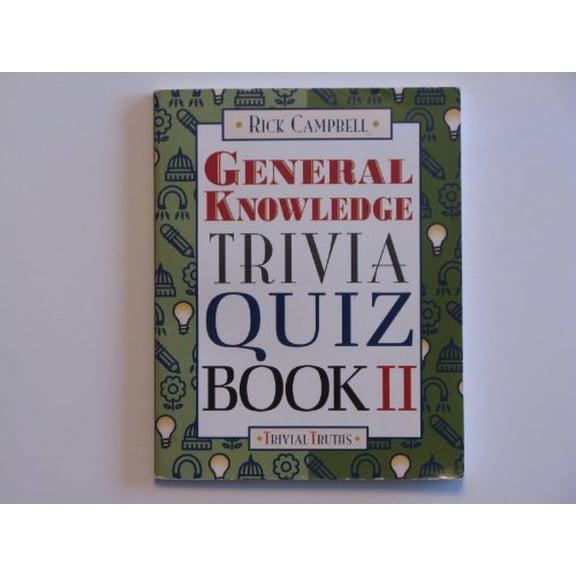 Pre-Owned General Knowledge Trivia Quiz Book II Paperback