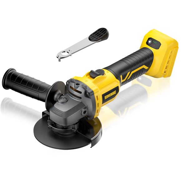 Angle Grinder Brushless fit DEWALT 20V Battery (No Battery), 6 Variable Speed Angle Grinder 4-1/2", Cordless Angle Grinder Power Tools For Cutting Grinding Polishing (Tool Only)