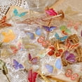 thumbnail image 2 of Fairy Gold Foil Holographic Stickers Set(120 Pieces With 4 Themes)-resin Transparent Waterproof Stickers,butterfly,flower Vintage Letter Planner Stick, 2 of 4