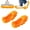 Orange, variant on Mop Slippers for Floor Cleaning – Microfiber Dusting Slippers Shoes, Soft Washable Reusable Mop Socks, House Cleaning Tools for Kitchen Office, 1 Pair dusting slippers for floor cleaning