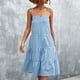 thumbnail image 2 of Vestidos Para Mujer Vestidos Casuales de Moda Sling Cintura Media Con Cuello en V Sin Mangas Vestido A Rayas Sin Tirantes Odeerbi  ODB156286, 2 of 7