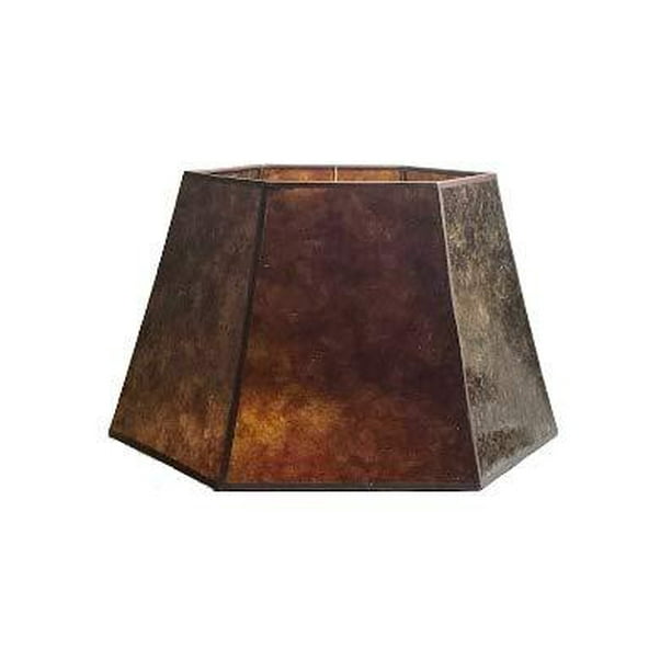Upgradelights Amber Mica 18 Inch Hex Floor Lampshade 12x18x11 Com Inch Hex Floor Lampshade 12x18x11, 18 Inch Lamp Shade