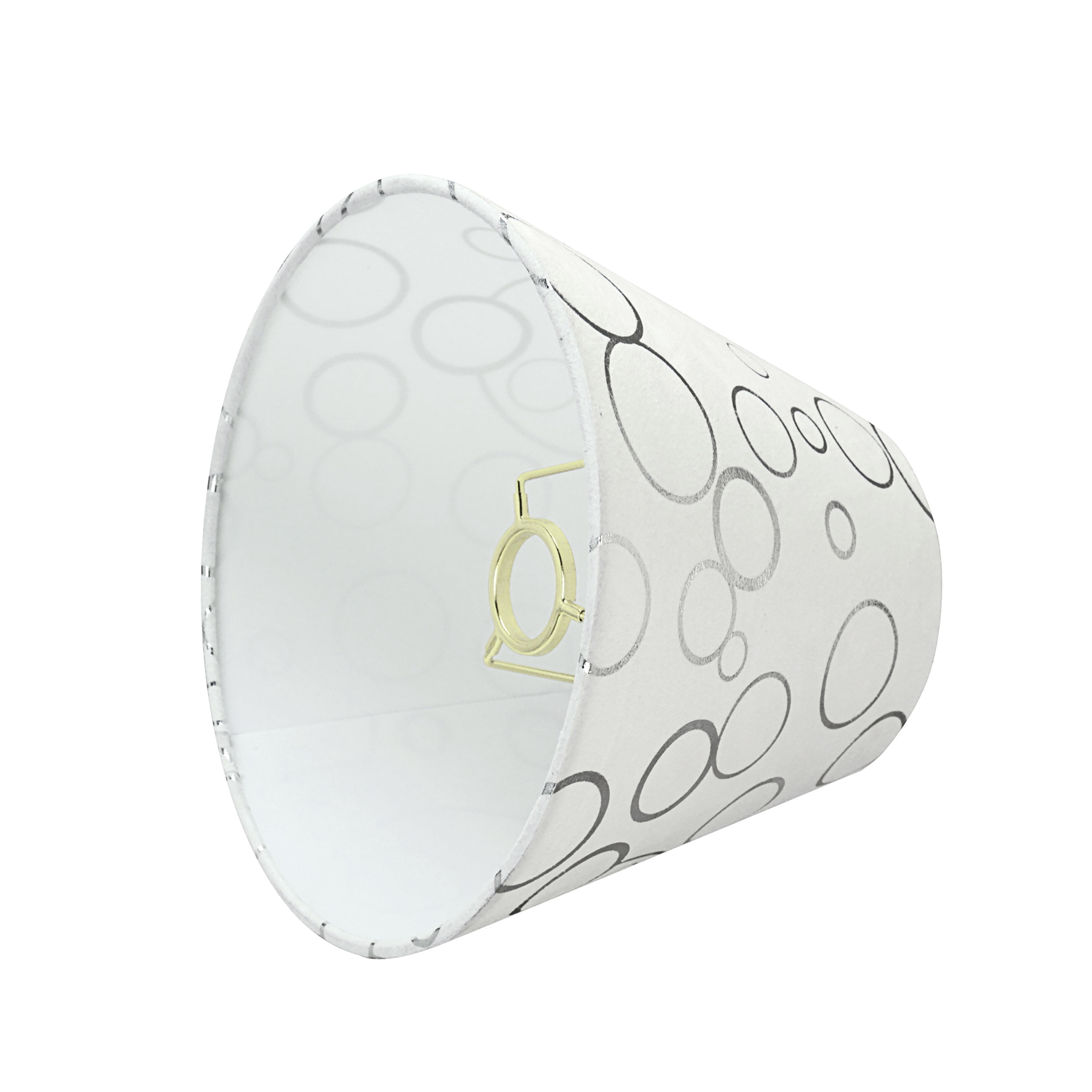 Aspen Creative 58901 Transitional Hardback Empire Shape UNO Construction Lamp Shade in White, 9" Wide (5" x 9" x 7")