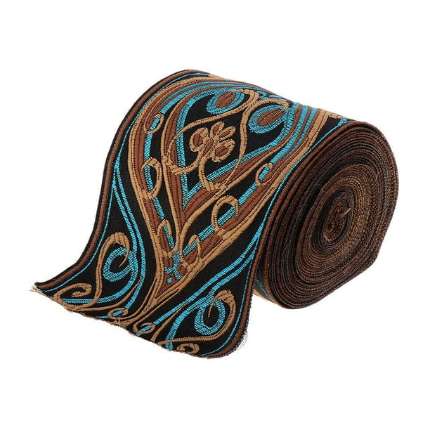 5 Metros Jacquard Trim Coser Ribbon Cintas De Tela Para Coser Manualidades 10cm Sunnimix Cinta de borde vintage