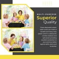 thumbnail image 4 of 5 Pack Premium Round Black Plastic Tablecloth - 84 x 84 in. Disposable Plastic Table Cloth - Decorative Round Table Cover Smooth Table Cover - Disposable Table Cloths For Parties Weddings And More Fun, 4 of 5
