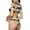 Sea Shell, variant on Sea Turtle Life Womens One Piece Swimsuits Modest Tummy Control Bathing Suits Lace Up Slimming Swim Suit-Large
