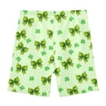 thumbnail image 4 of joogoo Clover and Bows Girls Lined Shorts Bike Dance Bottoms 5T, 4 of 7