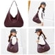 thumbnail image 2 of Bolso Mano Hobo para Mujer Con PU Cuero Sólido Crescent Bag, 2 of 9