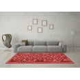 thumbnail image 3 of Ahgly Company Indoor Square Southwestern Red Country Area Rugs, 5' Square, 3 of 4