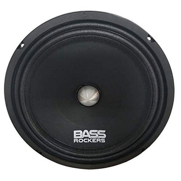 Bass Rockers - Neodymium Midrange Speaker | 8 Ohms, BR10S-NDY 10" Slim, CCAW 1.5" High Performance Voice Coil - Perfect for Cars, Trucks, Subwoofer Enclosures, Home, Offices, Institutes & Events