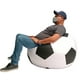 thumbnail image 3 of SILLON PUFF SOCCER GRANDE COLOR BLANCO-NEGRO LUNICS LUNICS Puff Soccer Gde BC/NG, 3 of 5