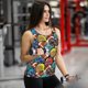 thumbnail image 4 of Balery American Football Camiseta sin mangas estampada ligera para mujer, tops de entrenamiento sin mangas, camisetas de yoga transpirables de secado rápido.-Small, 4 of 5