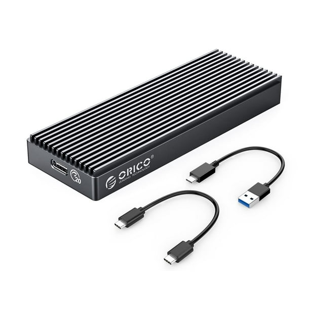Orico external hard drive enclosure m 2 nvme solid ssd case aluminum 