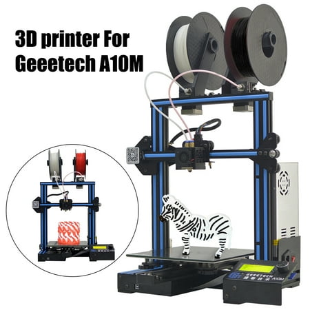Geeetech A10M 3D Printer GT2560 2 In1 Out Mix-Color Dual Extruder Open Source High-P recision Printing 0.1mm FDM 220*220*260mm