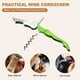 thumbnail image 5 of Uxcell 2 Pcs 4.8" Abridores de Vino Sacacorchos de Camarero, Verde, 5 of 7