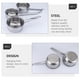 thumbnail image 2 of EeaseMX 2 cucharones de acero inoxidable para agua espesada, utensilios de cocina, 2 of 8