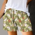 thumbnail image 2 of Birdeem Shorts de Mode pour Femmes Grande Taille avec Cordon Imprimé Shorts de Sport Yoga, 2 of 5