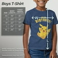 thumbnail image 5 of Boys Pokemon Pikachu It's My Birthday T Shirt, 5 of 9