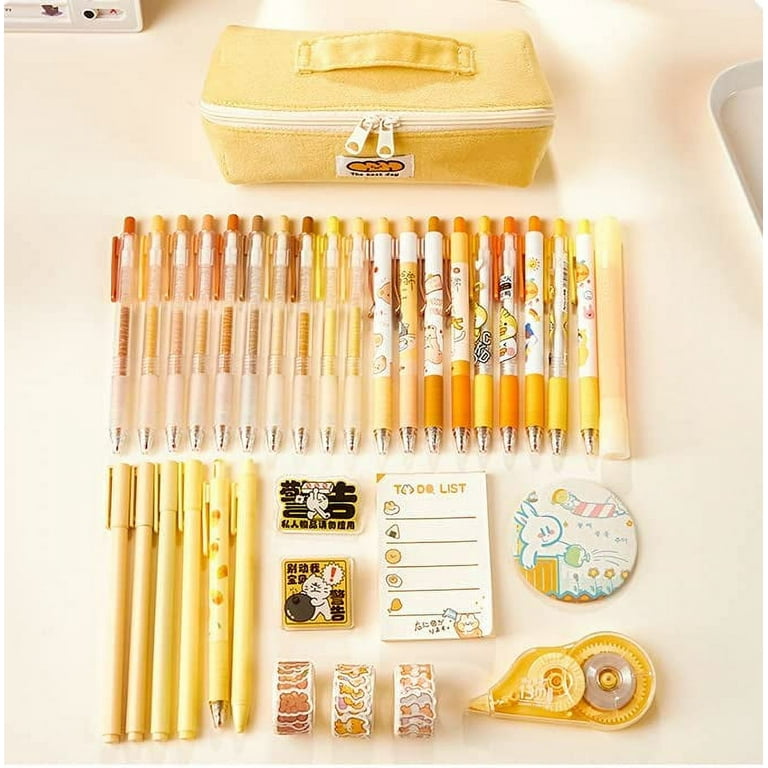 DanceeMangoo Kawaii Pencil Case Cute Corduroy Pencil Case Bag