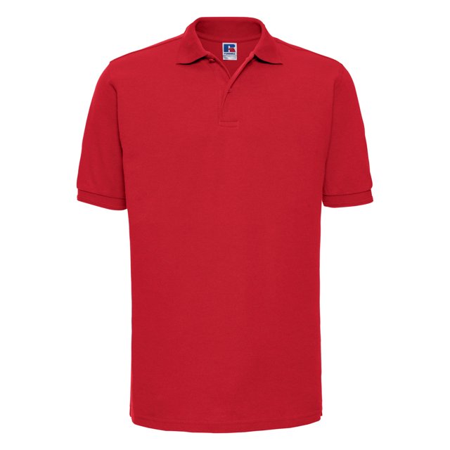 Russell Polo à Manches Courtes Col et Poignets Ondulés pour Hommes