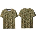thumbnail image 6 of Camo Hunting Short Sleeve Shirt for Men - Lightweight Performance Stretchable Tee with 4-Way Stretch, 6 of 7