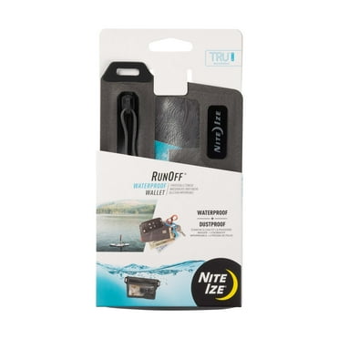 Nite Ize RunOff Waterproof Wallet, Dry Pouch for Tough Trusted Protection, Waterproof Wallet for Beach Trips & Outdoor Activities, Tested Dustproof and Waterproof to IP67