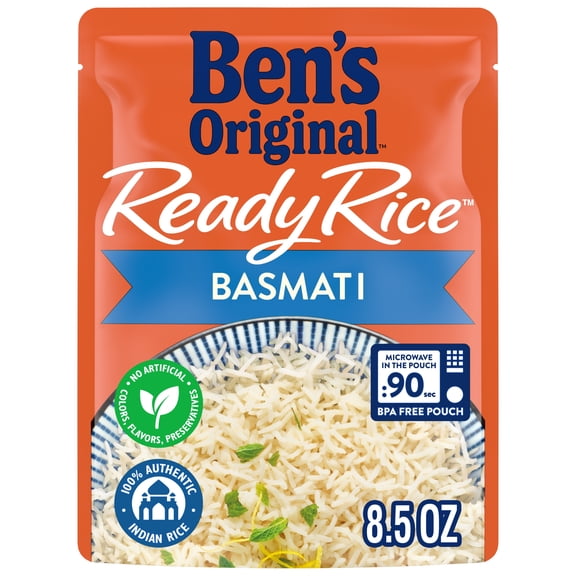 Ben's Original Ready Rice Basmati Rice, Easy Side Dish, 8.5 Ounce Pouch