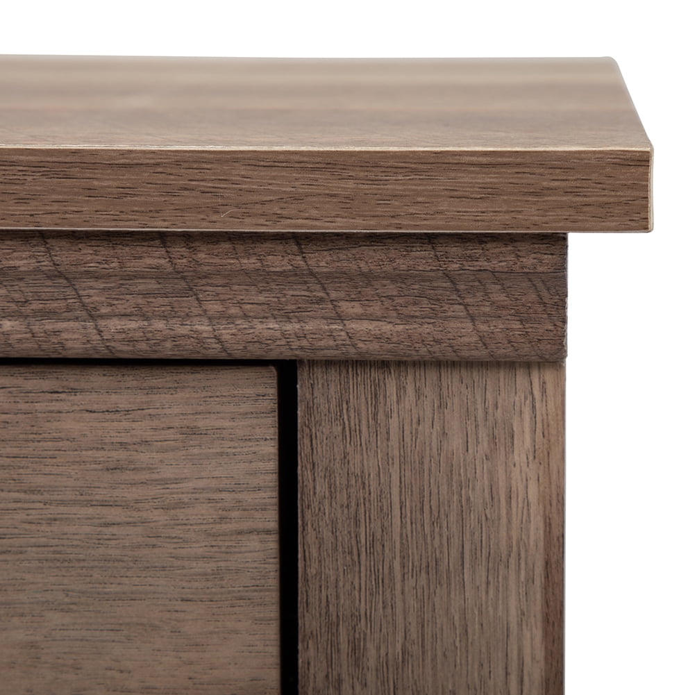 Kepooman Farmhouse Bedside Table for Bedroom, 1 Drawer End Table for Home Office, Light Brown Night Stand for College Dorm Kepooman Farmhouse Bedside Table for Bedroom, 1 Drawer End Table for Home Office, Light Brown Night Stand for College Dorm