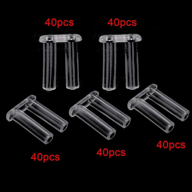Peahefy Eyeglasses Plug,Plastic Plug Rimless Eyeglasses Buckle Frame Glasses Equipment Accessories,Plastic Plug