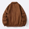 thumbnail image 4 of Maoxin Mens Tops Men's Fashion Casual Sports Slim Long Sleeve Hoodless Casual Coat/jacket Coffee XL, 4 of 8