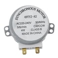 thumbnail image 3 of Ac 220-240v 50/60hz 5/6rpm 4w Turntable Synchronous Motor For Miniwave Oven Banmo, 3 of 4