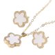 thumbnail image 5 of Collar de flores Pendientes Charm Moda Accesorios de disfraces Conjunto de joyas Pendientes Blanco Yuyangstore Collar colgante, 5 of 8