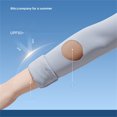 thumbnail image 3 of Sunlight Protect Performance Hand Cover Sleeve, Long Breathable Arm Gloves, Sun Protective Compression Arm Sleeves with Curved Flap Covers for Outdoor Sports, 3 of 7