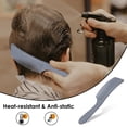 thumbnail image 4 of figatia Barber Stylist Curved Styling Comb Flat Top Hairdressing Comb Gray, 4 of 7