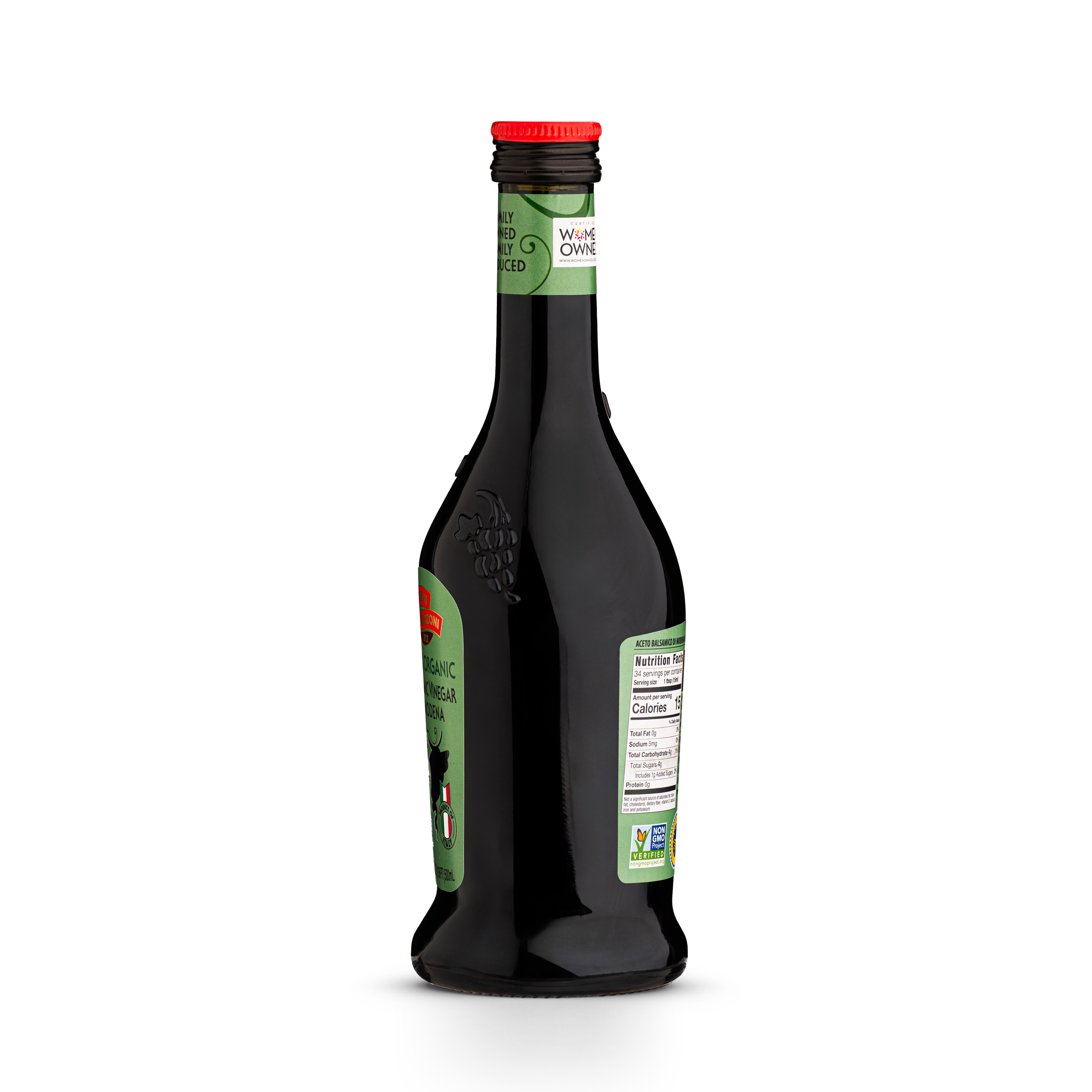 (4 pack) Monari Federzoni Balsamic Vinegar Of Modena Organic, 17 Fl Oz.