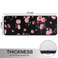 thumbnail image 5 of Kitchen Rugs Sets Of 2,Pioneer Flower Floral Print Pattern Anti Fatigue Kitchen Mat Rugs Non Slip Washable,Decorative Kitchen Floor Mats for Kitchen,Sink,Laundry,17"x47"+17"x47", 5 of 5