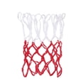 thumbnail image 1 of SHOWERORO 1Set Professional Basketball Net for All-weather Use in Red and White, 1 of 5