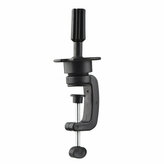 FACEGA Mannequin Training Head Stand Wig Holder Stand Desk Table Clamp Metal Hair Accessory Tool