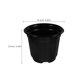 thumbnail image 2 of OUNONA 10Ud Macetas Para Plantas Ornamentales En Plástico Pet Duraderas Y Resistentes Color Negro, 2 of 7
