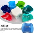 thumbnail image 4 of Injueey Copa de dentadura Soporte de diente artificial Práctico estuche de dentición postiza Azul claro Type3 NO3, 4 of 6