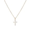 thumbnail image 1 of Jiuchuanpiao S925 cruz de plata japón construida diseño pendiente de collar de plata de alergias construida con el diario/la fiesta de boda joyas | mujeres adolescentes regalo, 1 of 4
