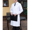 thumbnail image 4 of Bata de laboratorio de manga larga blanca unisex Bata de laboratorio Bata de almacén Bata de médico SG Sunnimix Batas largas de laboratorio, 4 of 8