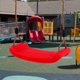 thumbnail image 1 of Columpio colgante para niños con cuerda, juguete volador, tablero curvo, silla columpio, asiento columpio de plástico para árbol, jardín, patio, perfke Asiento abatible, 1 of 9