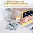 thumbnail image 6 of Blue Flower Pot Holders for Kitchen Heatproof Potholder, 5 Pack Spring Cottagecore Blooms Botanica Floral Hot Pads Multipurpose Oven Pads Cloth Potholders Trivet for Cooking Baking, 6 of 8