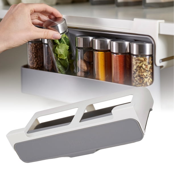 Estante colgante para tarros de condimentos Jadeshay organizador grande para especias material plástico